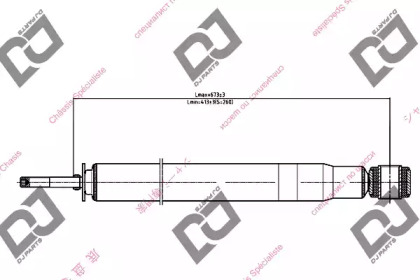 Амортизатор DJ PARTS DS1044GT